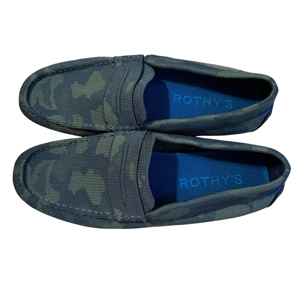 Rothy's Men's The Driving Loafer Forest Camo Size 11 - Picture 3 of 6